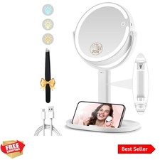 Makeup Mirror with Lights, Double Sided 1x/20x Magnifying Mirror with Light, ...