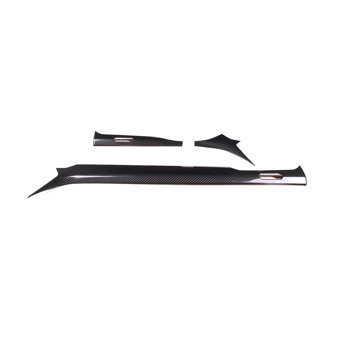 Carbon Fiber Central Control Instrument Trim Strip Fits Lamborghini URUS 2018-21