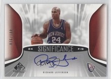 2006 SP Game Used Edition SIGnificance 76/100 Richard Jefferson #SA-RJ Auto 1u6