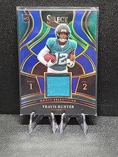 Panini Select Draft Selections Memorabilia Travis Hunter Jaguars Blue Prizm