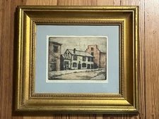 Etching - Prominent Early Abilene Texas Artist