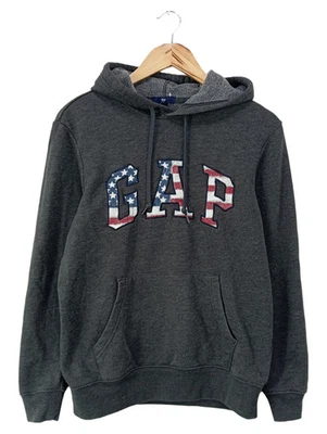 GAP Sweat à Capuche Femme Gris Logo-Print Casual (EU 34, INT XS) - Photo 1/4