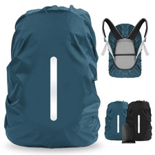 LAMA 2 Pack Waterproof Rain Cover for Backpack, Reflective Rucksack Rain Cove...