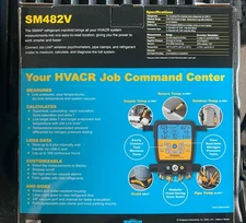 fieldpiece digital manifold gauges sm482v/SHIPS FAST!!!