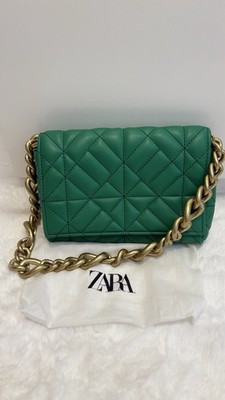 Zara  Shoulder Bag with Gold Chain 