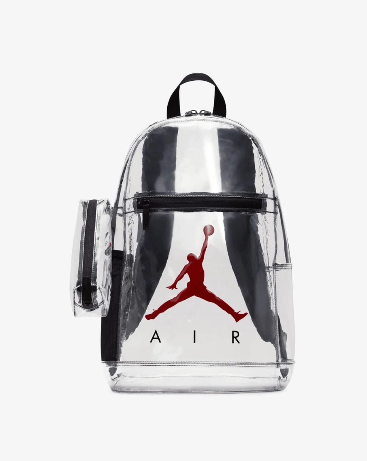Nike Jordan Clear School Backpack 17L🔥New Transparent Kids Bookbag Travel Bag