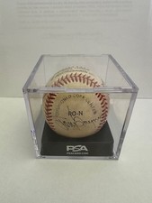 1989 Padres vs Reds signed ball Tony Gwynn & Barry Larkin PSA authenticated 