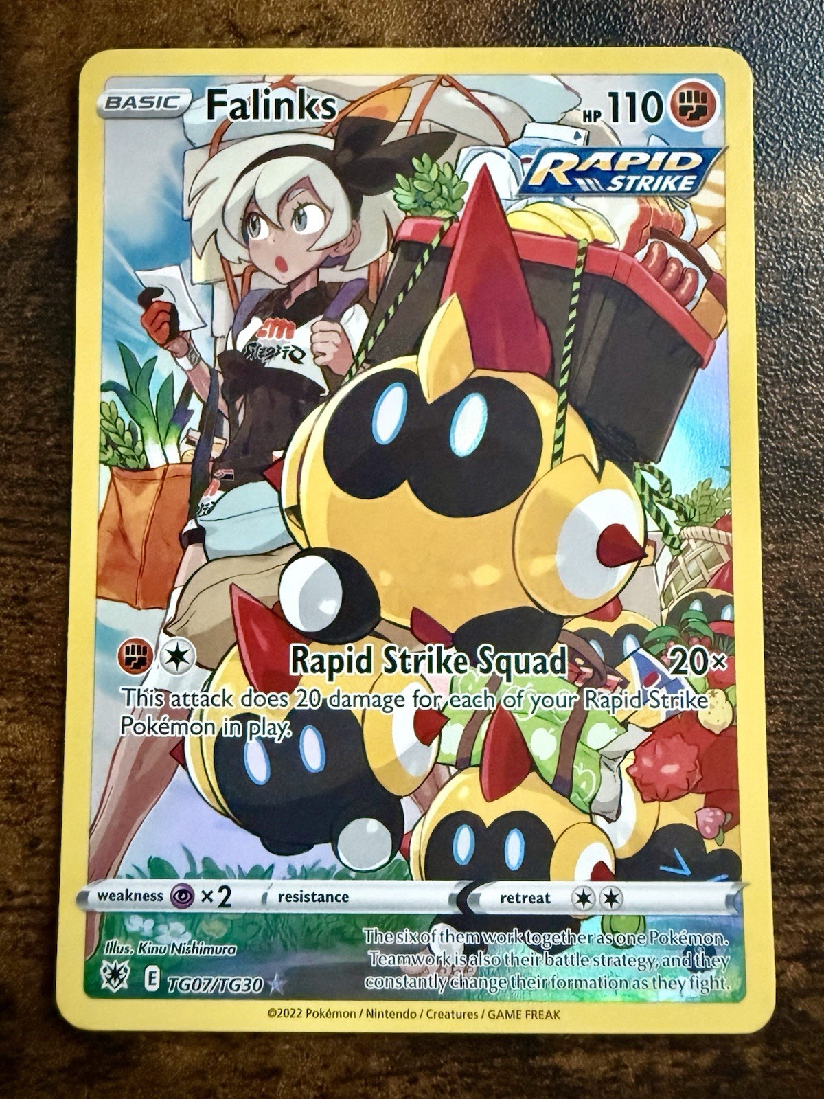 Falinks TG07/TG30 Holo Astral Radiance Trainer Gallery Pokemon TCG NM
