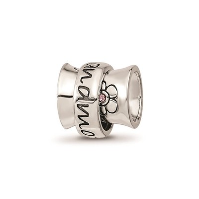 Reflection Beads Sterling Silver Crystal from Swarovski Grandmother Spinner Bead