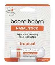 BOOM BOOM Aromatherapy Nasal Inhaler Tropical as Seen on SHARK TANK Free Shippng
