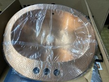 Sinkology Seville 20 inch hand hammered Copper drop in sink, LAST ONE LEFT