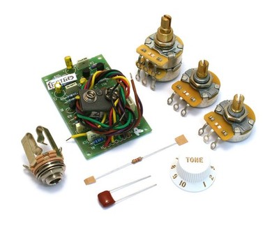Genuine Fender Stratocaster Active Pre-Amp 25DB Mid Boost Upgrade