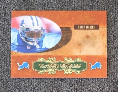 2007 Donruss Classics Classic Singles Bronze #14 Barry Sanders /1000 Lions HOF 
