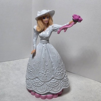 Barbie Figure Doll Figurines Vintage Toys 1990 Applause PVC Dolls 3'' Cake Topper