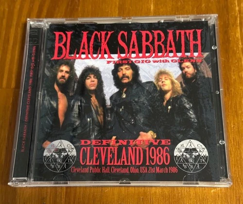 BLACK SABBATH - CLEVELAND 1986 USA  Glenn Hughes Tommy Iommi 2CD