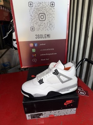 Jordan 4 Retro White Cement (2025 Size: 11.5