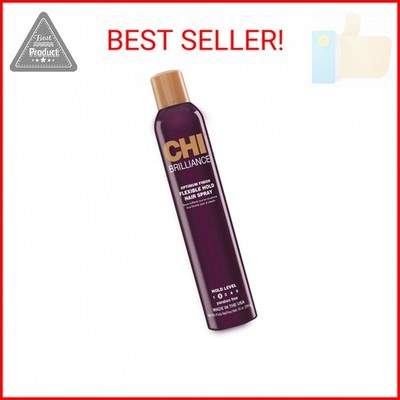 CHI Brilliance Finish Flexible Hold Spray, Finishing Spray For Helping Tame Unwa