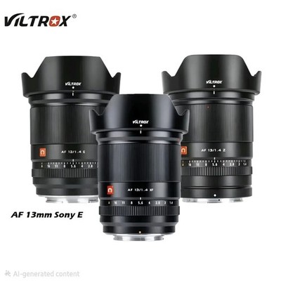 Viltrox AF 13mm f/1.4 Wide Angle Auto Focus Prime Lens for Sony E-mount