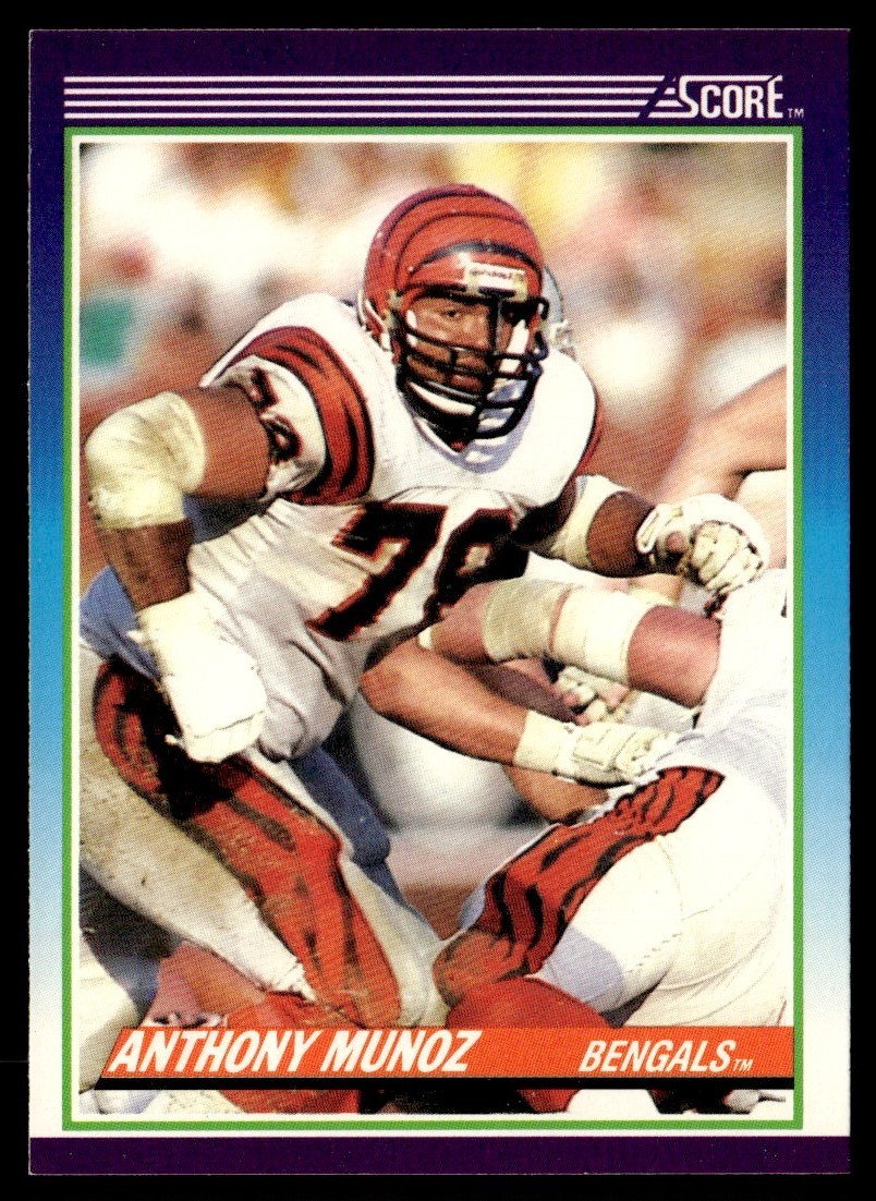 1990 Score Anthony Munoz Cincinnati Bengals #178