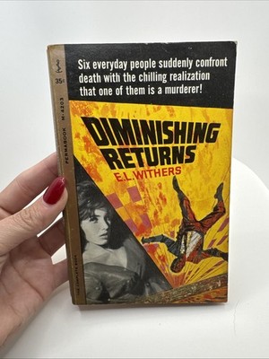 DIMINISHING RETURNS by E.L. Withers, Permabook #M4203, 1961, Vintage Paperback!
