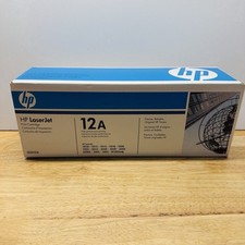 HP 12A Genuine Black LaserJet Toner Cartridge Q2612A New Sealed
