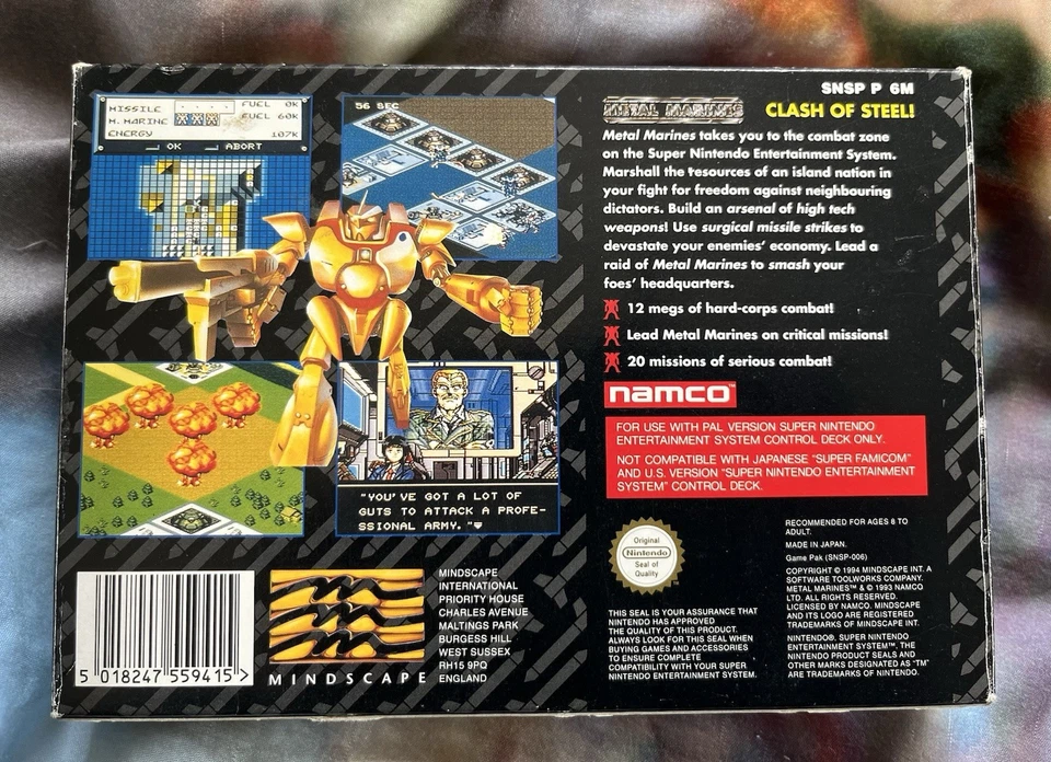 Metal Marines, Snes, Boxed - Image 2 of 4