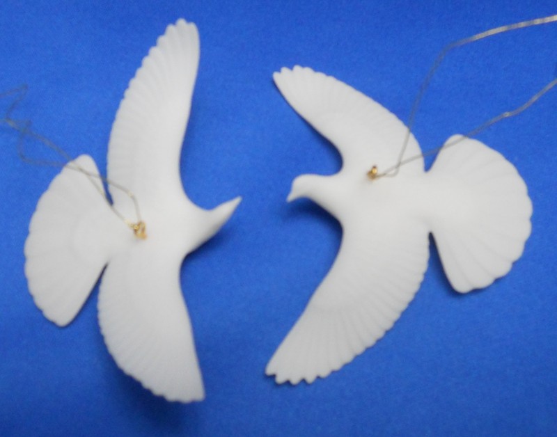 Rare Home Alone 2 Friendship Turtle Dove Ornaments NY Movie Love Bird 1992 Perry