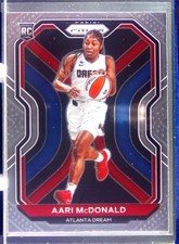 2021-22 Panini Prizm WNBA Aari McDonald RC #91 Dream