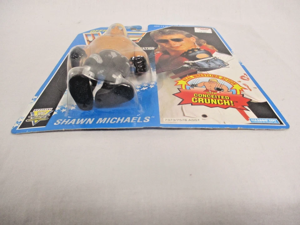 Luchador de colección WWF Shawn Michaels con Conceited Crunch nuevo en caja 1994 Hasbro sellado Foto 2 de 4