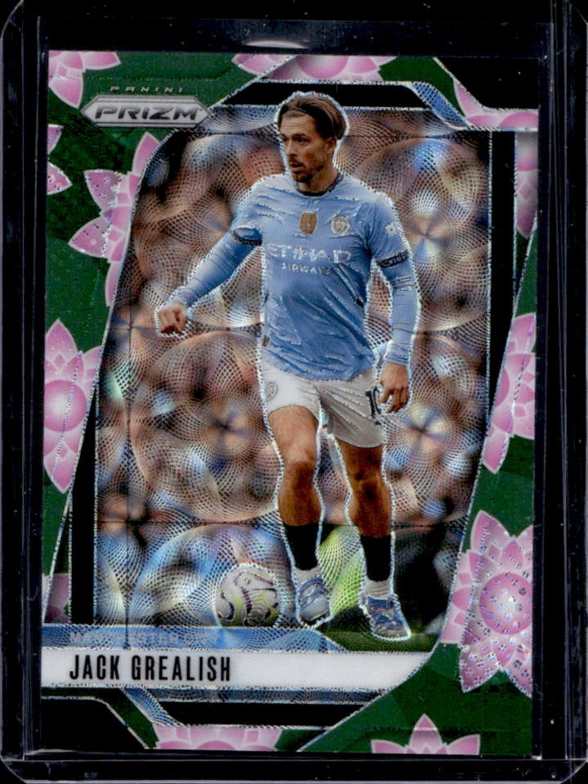 Jack Grealish 2024 Prizm Premier League #11 Lotus Flower /18 Price