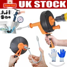 Drain Snake Unblocker Cleaner Hair Remover Sink Plug Hole Shower Bath Clog Pipe