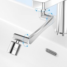 1080 Swivel Faucet Extender, 360 Swivel Robotic Arm Faucet Aerator, 2 Spray...
