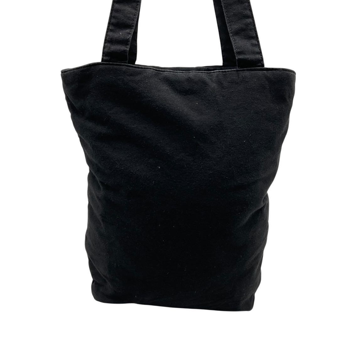 Borsa tote in buone condizioni Yves Saint Laurent YSL nastro novità tela nera