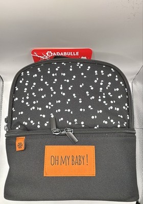 Badabulle B043304 Isoliertasche Pick & Go, Baby Spielzeug mit 2 separaten Innenf