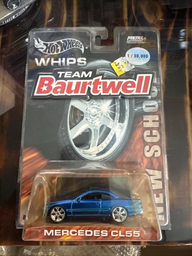 Hot Wheels 2004 Mercedes CL55 - Édition Limitée Chase Bleue 2500 Ex - 1/64