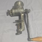 Universal Manual Hand Crank Clamp-On Meat Grinder, Metal Silver 10x6x8 in — photo 3