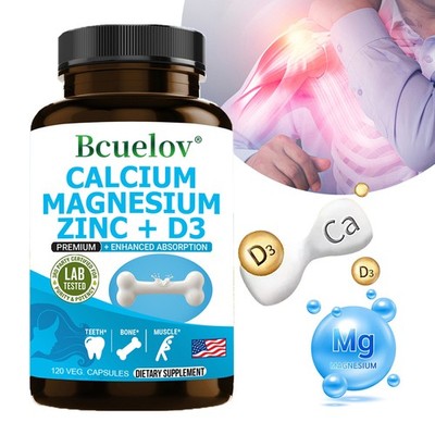 Magnesium Zink Calcium Vitamin D3 Kapsel Knochen Zähne Muskeln Gelenk Gesundheit