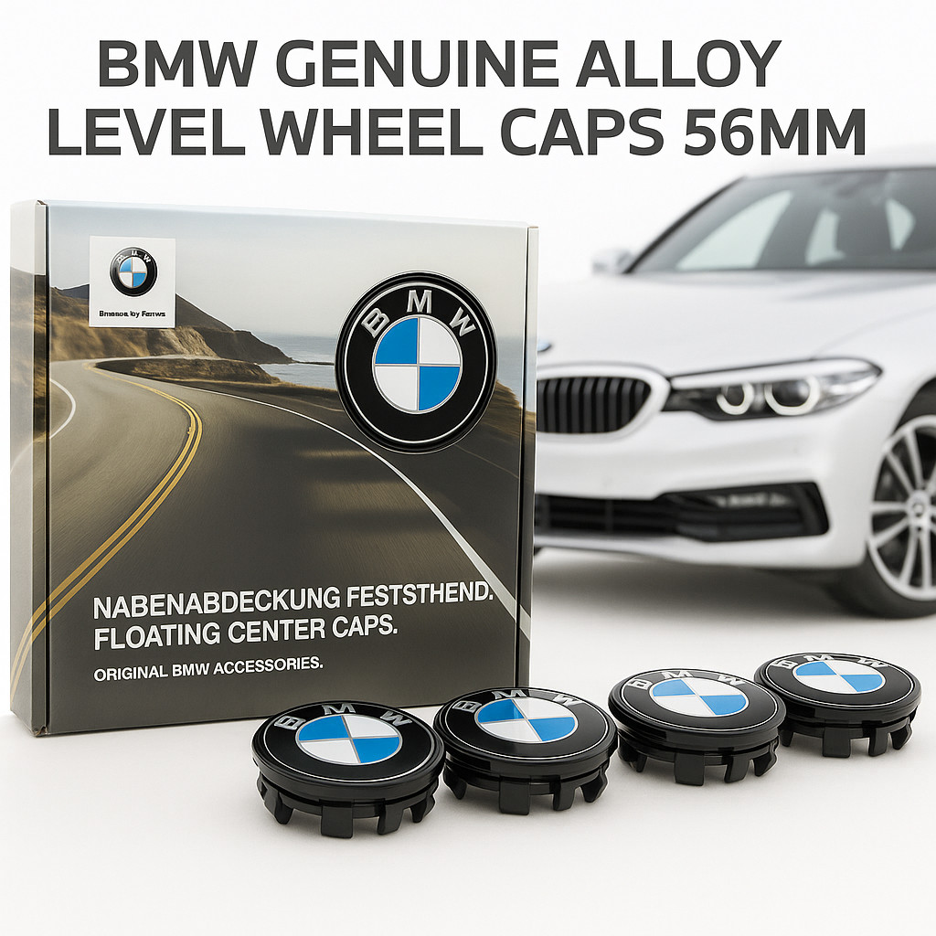 Juego de 4 tapacubos centrales flotantes de aleación de nivel BMW SERIE 3 E92 56mm