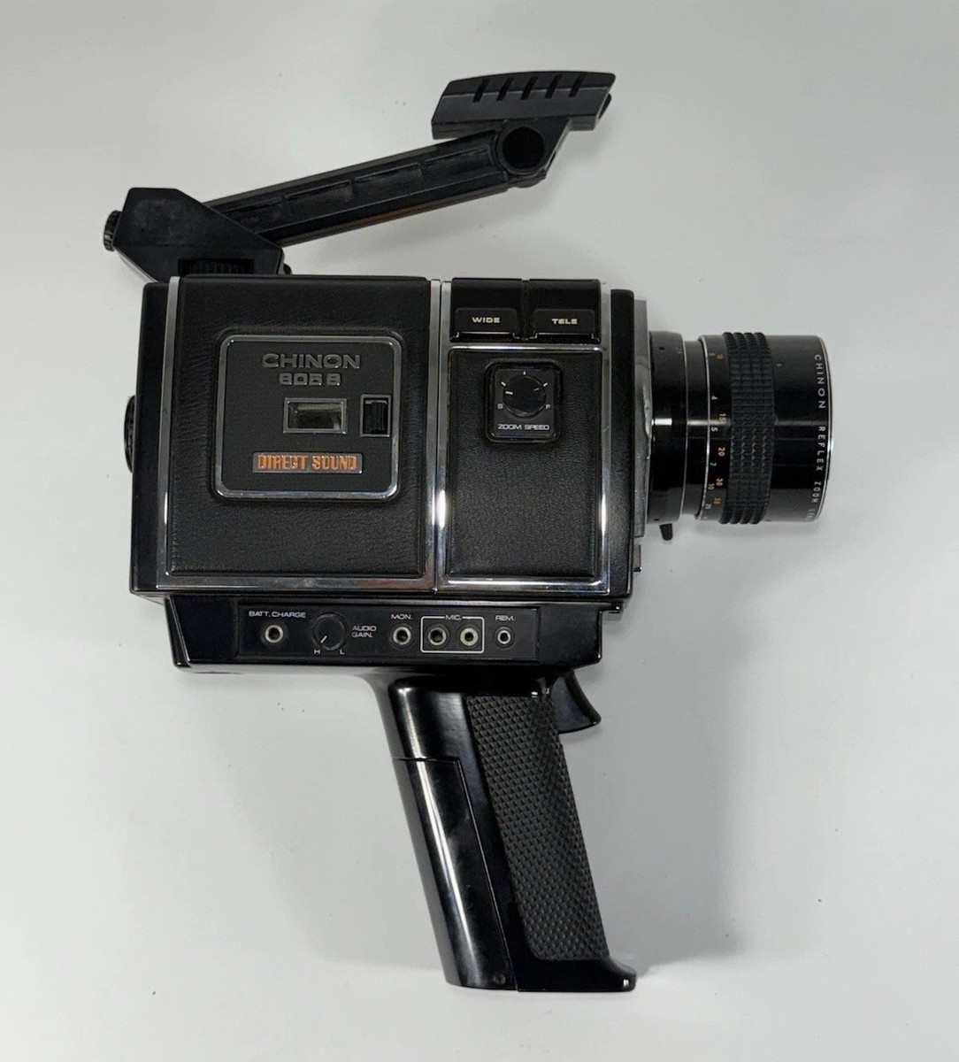 Chinon 805s Direct-Sound Super 8 Cine Film Camera w/ Reflex Zoom f