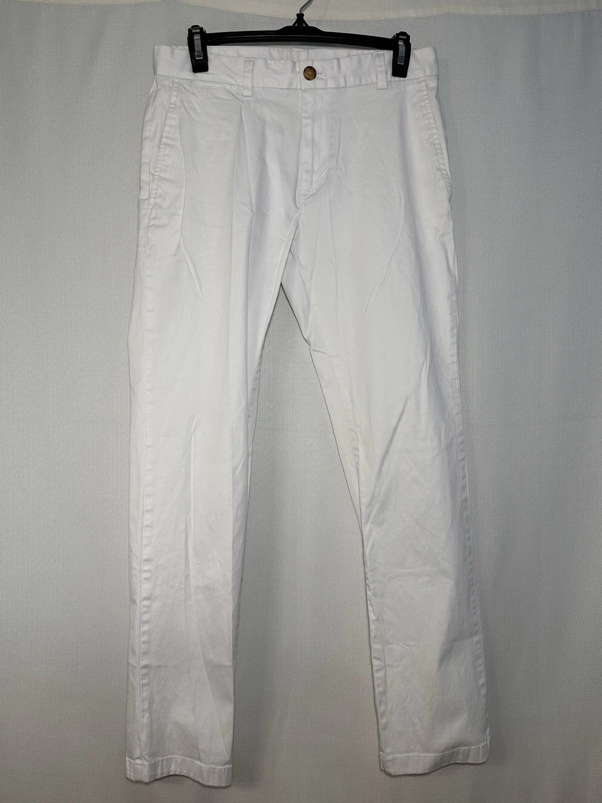 Men's Vineyard Vines White 30x30 Breaker Pant Chino Casual Travel