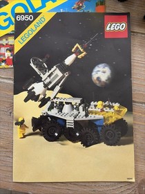 RARE Vintage LEGO Space: Mobile Rocket Transport (6950) 1982 Complete