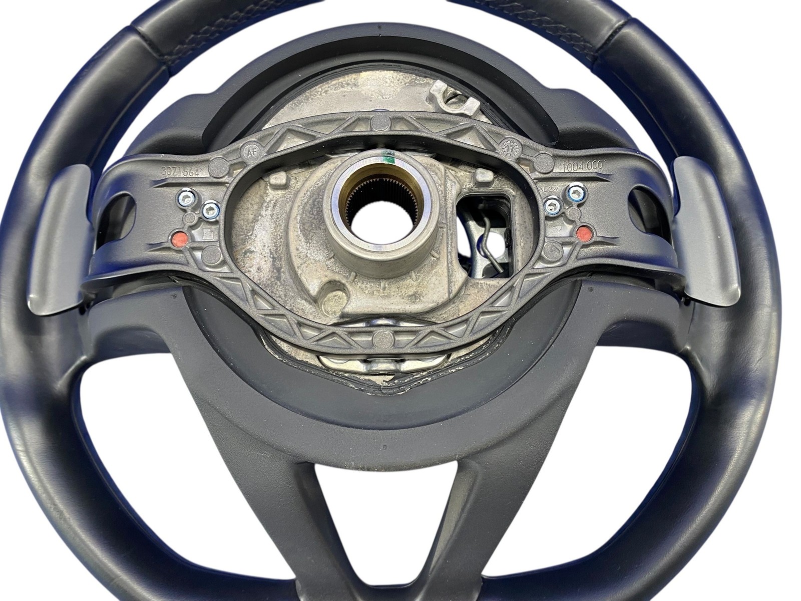 2018-2023 MCLAREN 720S FRONT LEFT DRIVER STEERING WHEEL BLACK LEATHER *SCRATCH*