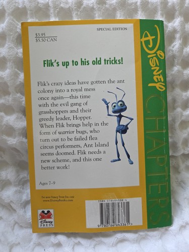 Disney Chapters Flik to the Rescue Jane B. Mason 1998 Trade Paperback Vtg EUC - Imagen 5 de 5