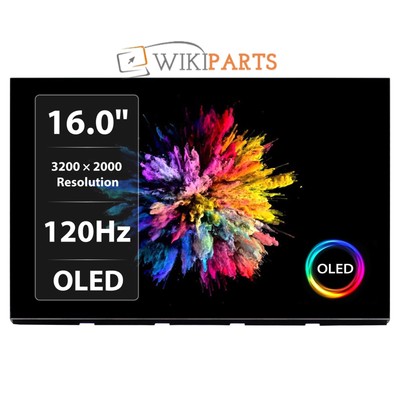 16,0'' 120Hz OLED Laptop Bildschirm für ASUS Vivobook 16X 3200 x 2000 QHD+ 40Pin eDP