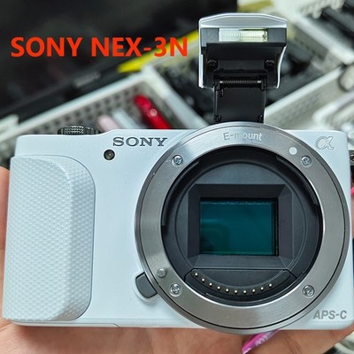 SONY Alpha NEX-3N White 16.1MP Mirrorless Digital Camera Body Only - tested