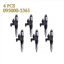 6PCS OEM Denso Fuel Injector for Isuzu 7.8L Engine 6HK1 Vehicle 095000-5361