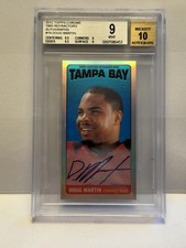 2012 Topps Chrome Doug Martin 1965 Tall Boy Refractor Auto #/15 SP BGS 9 / 10