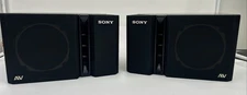 VTG 1986 Sony SS-505AV Speakers System Surround Sound AV Wired Bookshelf -Tested