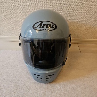 Arai Full Face Helmet Gray JPN Limited Edition Rare Mortor Bike Model VHTF