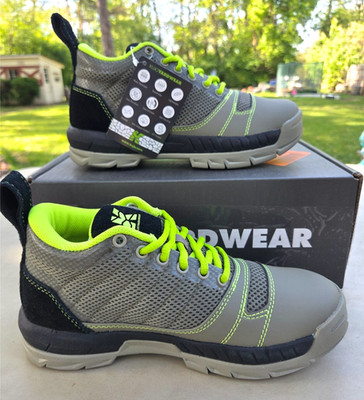 NEW Kujo Yard Wear Ultimate Kujo Yard Work Shoe Gray /Green, Mens 5.5 / Womens 7